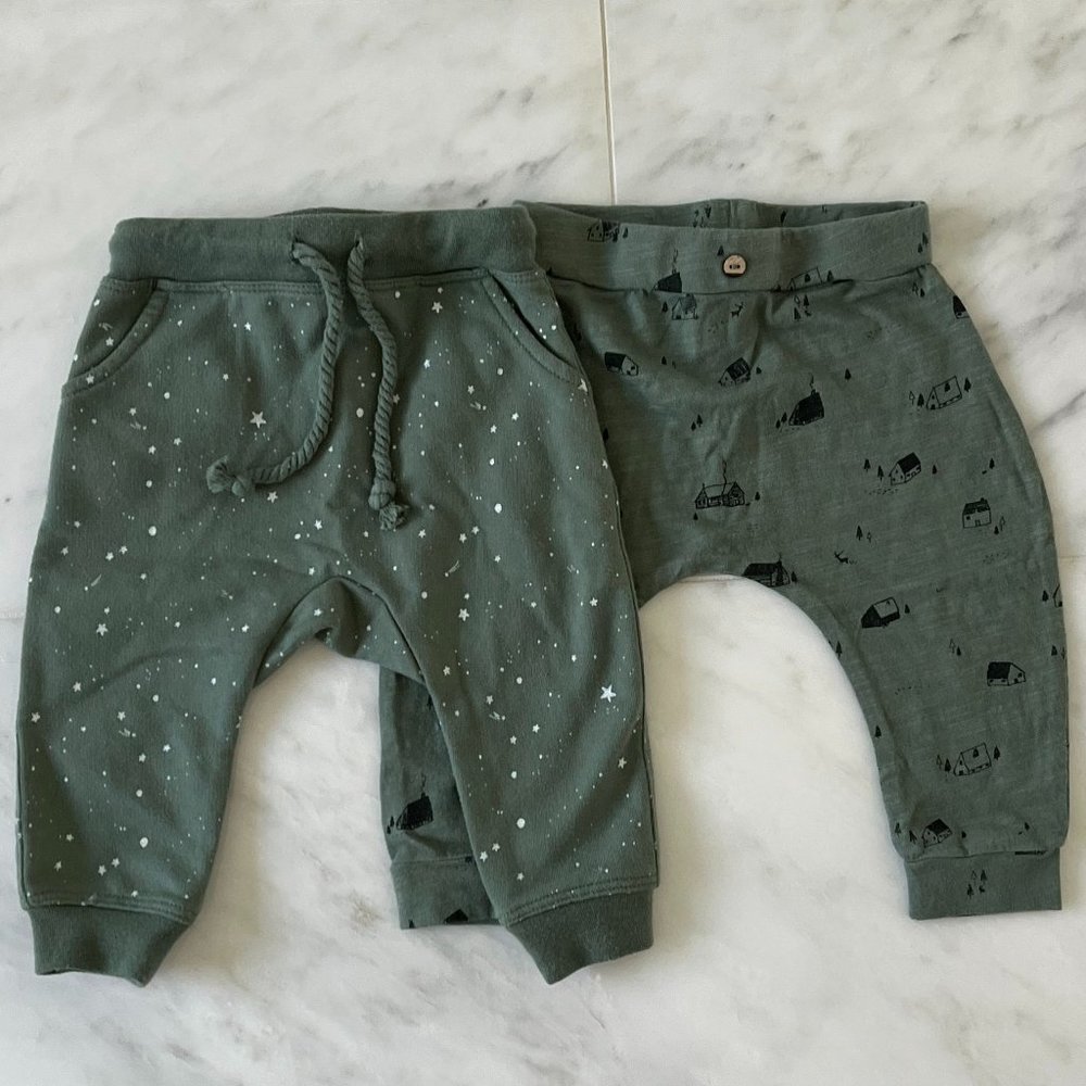 Rylee + Cru Set of 2 Pants 3-6M